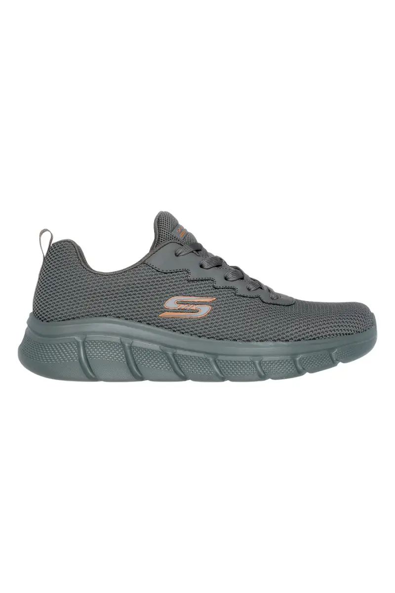 Sneakers verde oliva knit ammortizzate Skechers Bobs B Flex Chill Edge [VERDE]