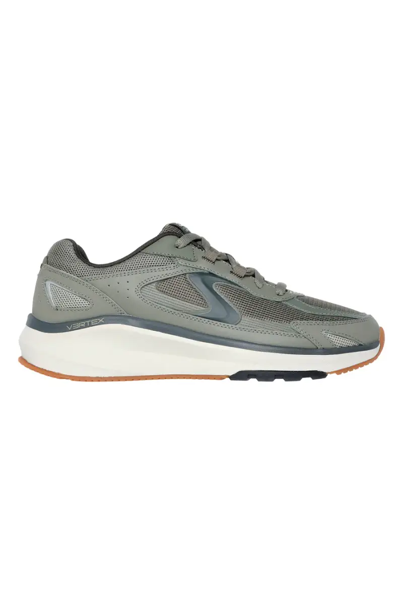 Sneakers verde oliva stile rétro Skechers Vertex Arke con Memory Foam [VERDE]