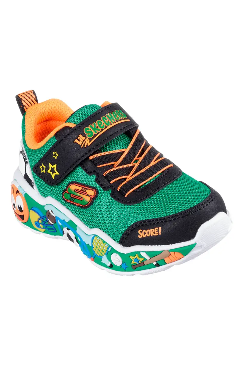 Sneakers Verdi Con Strappo Skechers Play Scene [VERDE] miniatura 2