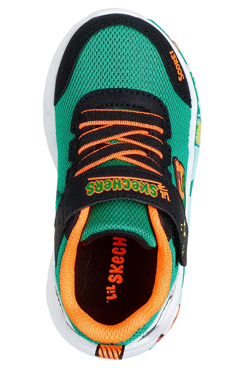 Sneakers Verdi Con Strappo Skechers Play Scene [VERDE] miniatura 3