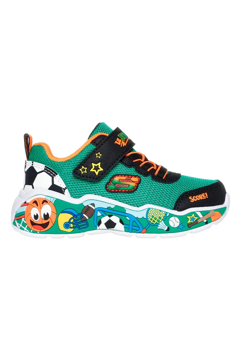 Sneakers Verdi Con Strappo Skechers Play Scene [VERDE]
