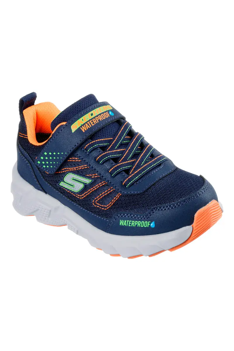 Sneakers waterproof blu con strappo Skechers Elite Sport Tread Aquavek [BLU miniatura 2
