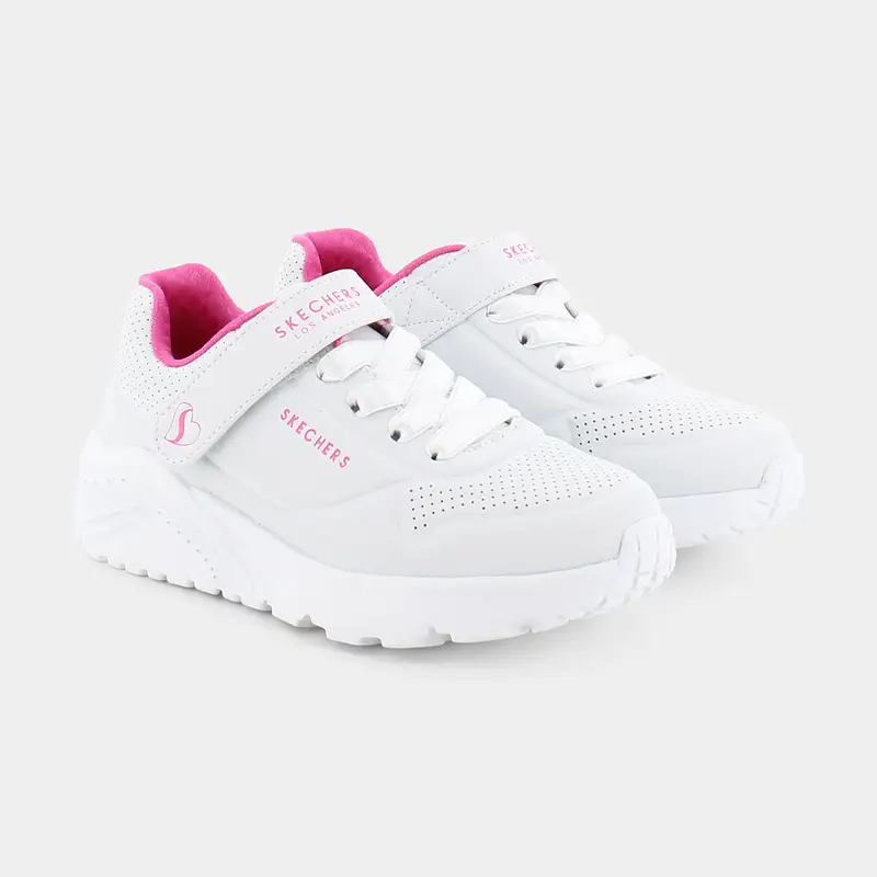 Sportive Skechers da Bambina, bianco miniatura 2