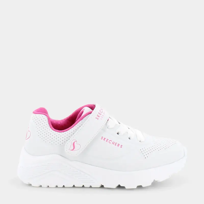 Sportive Skechers da Bambina, bianco