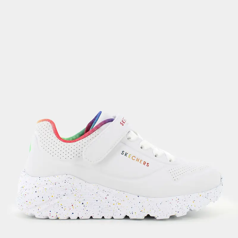 Sportive Skechers da Bambina, bianco