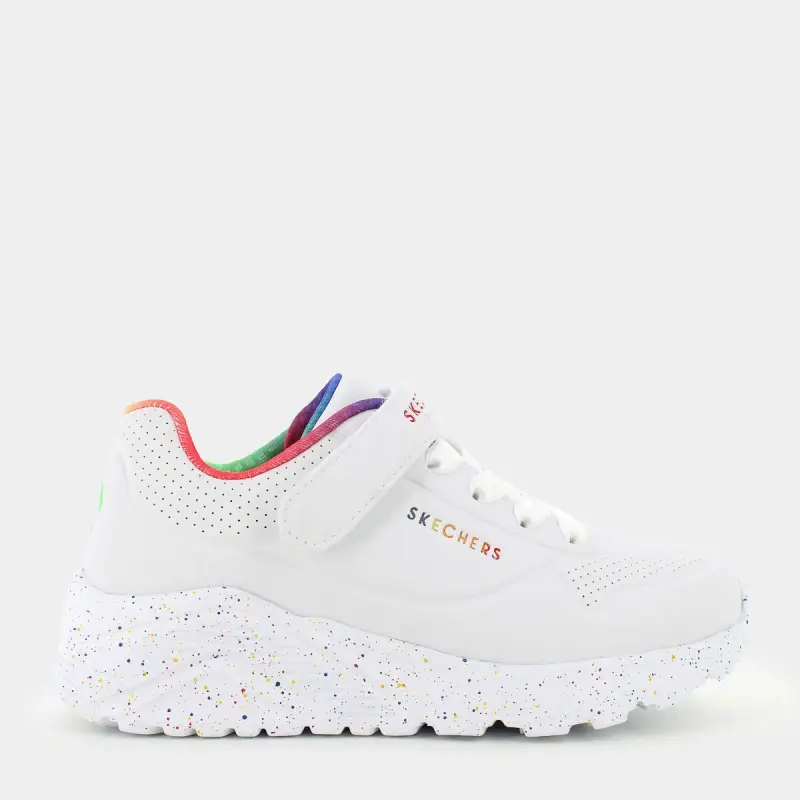 Sportive Skechers da Bambina, bianco
