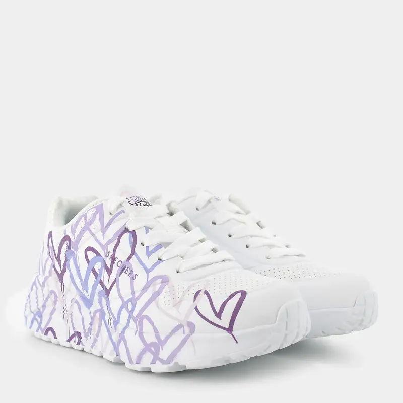 Sportive Skechers da Bambina, bianco miniatura 2