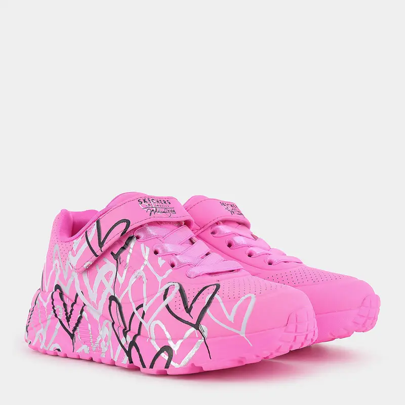 Sportive Skechers da Bambina, fucsia miniatura 2