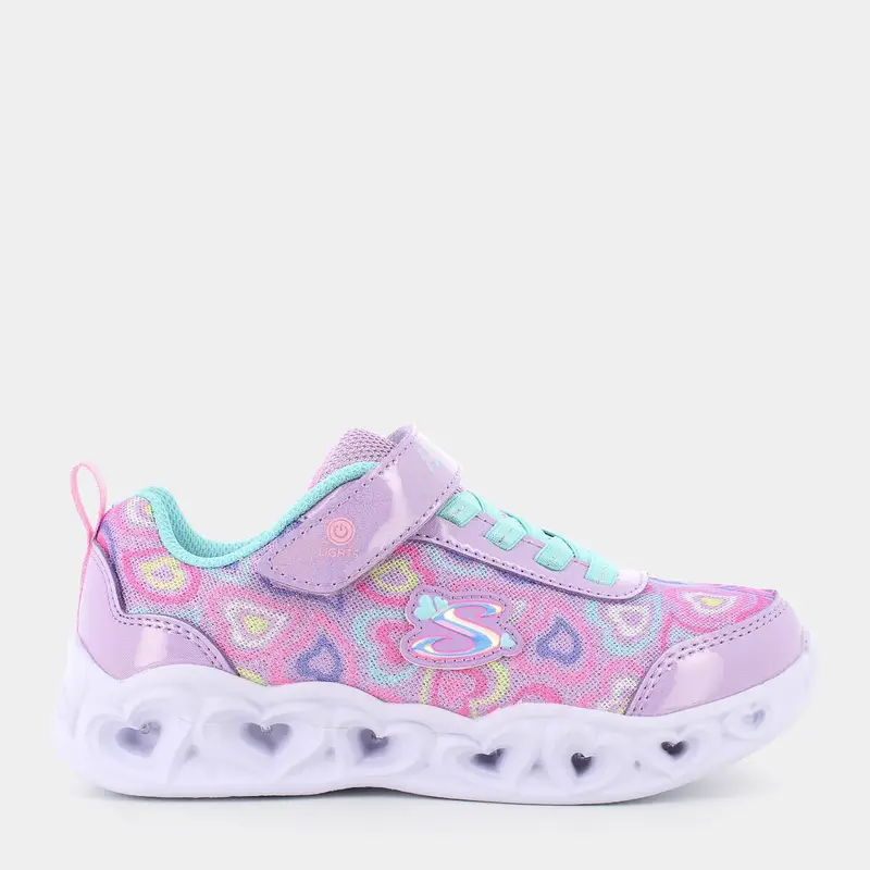 Sportive Skechers da Bambina, lilla
