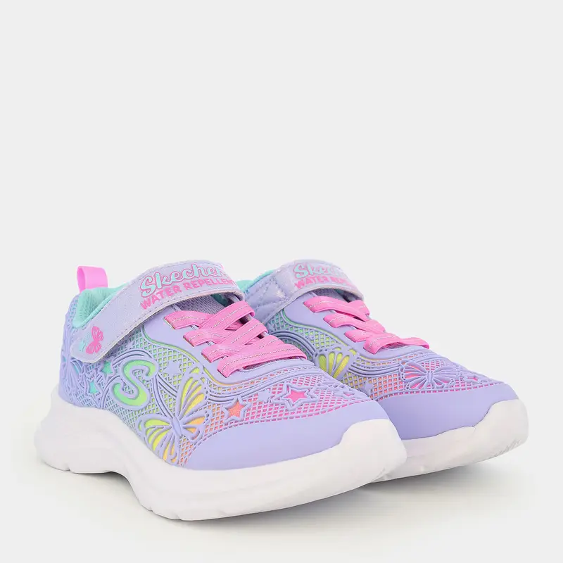 Sportive Skechers da Bambina, lilla miniatura 2