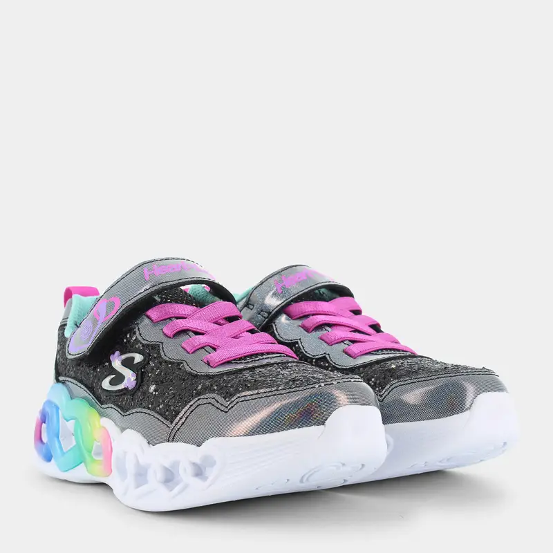 Sportive Skechers da Bambina, nero miniatura 2