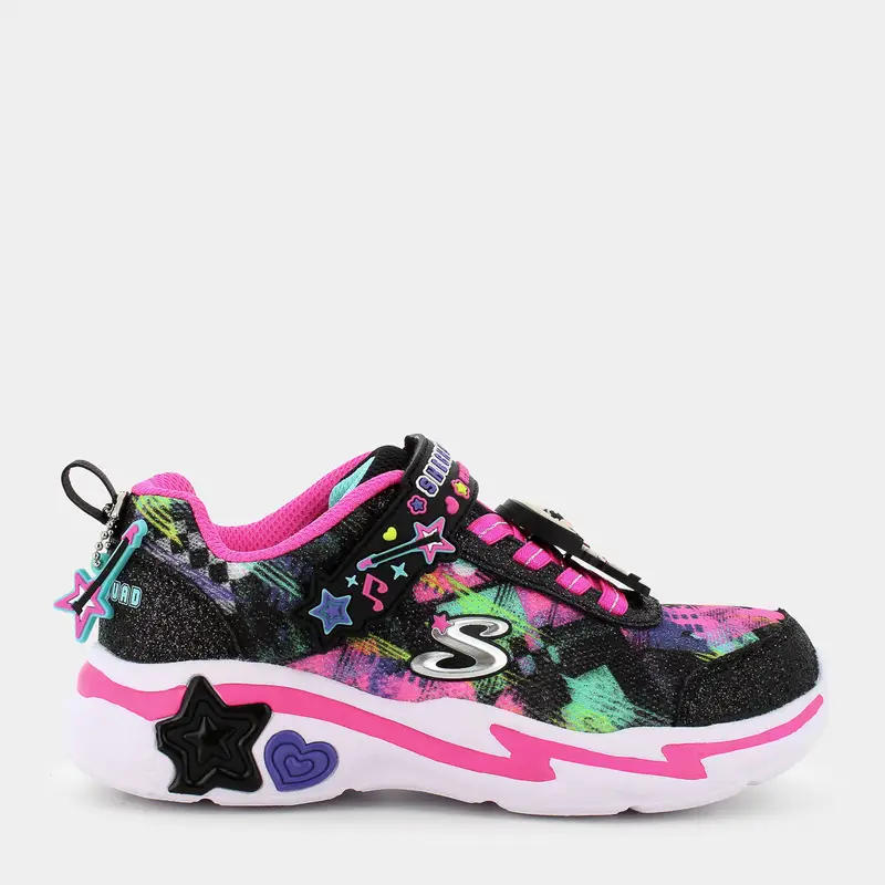 Sportive Skechers da Bambina, nero