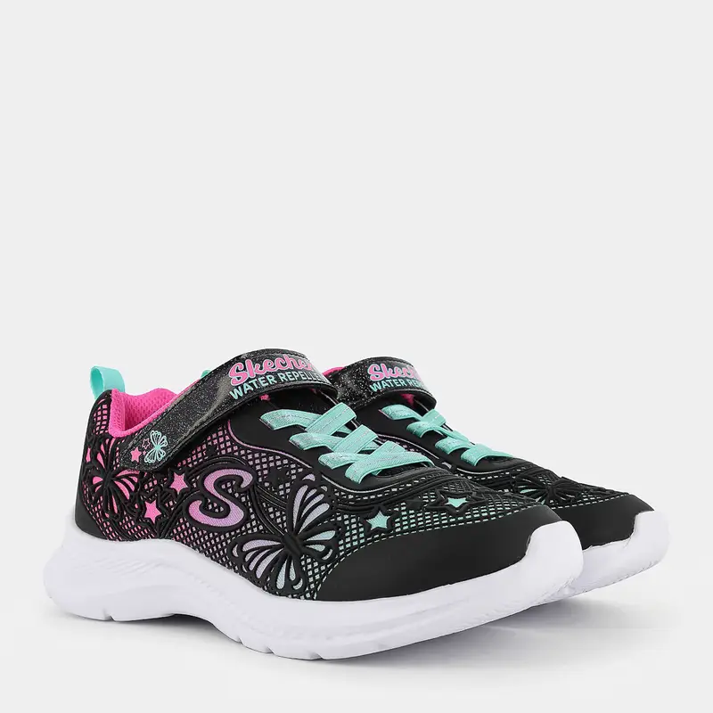 Sportive Skechers da Bambina, nero miniatura 2