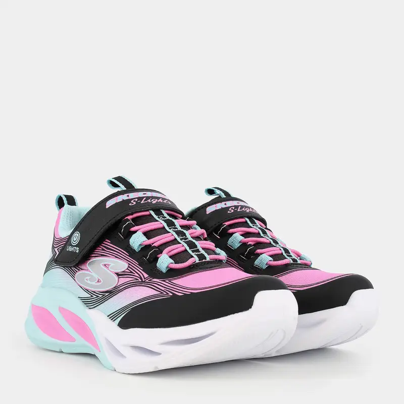 Sportive Skechers da Bambina, nero miniatura 2