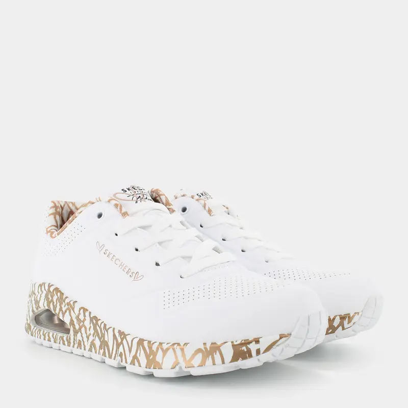 Sportive Skechers da Donna, bianco miniatura 2