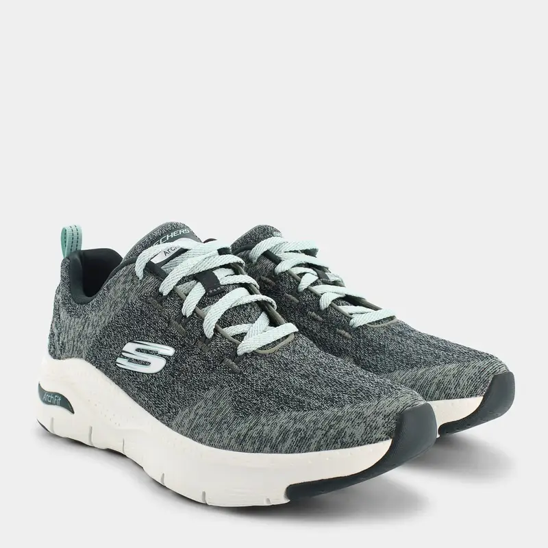 Sportive Skechers da Donna, grigio miniatura 2