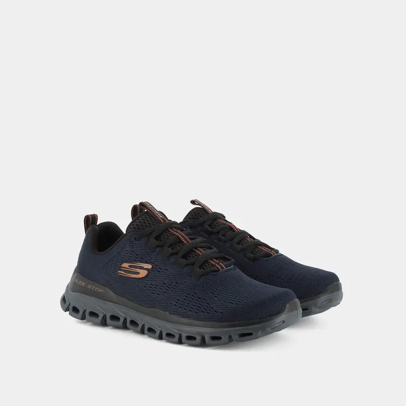 Sportive Skechers da Uomo, blu miniatura 2