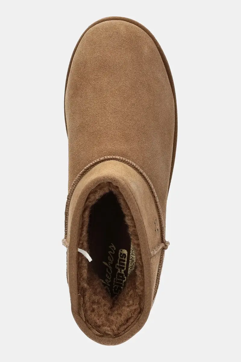 stivali da neve in camoscio KEEP COZY colore marrone 169143 miniatura 4