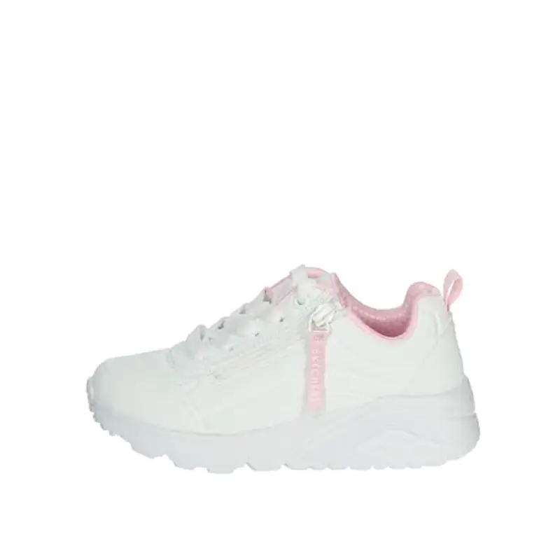 Skechers Street Girls, Sneaker, White Synthetic/Trim, 36 EU