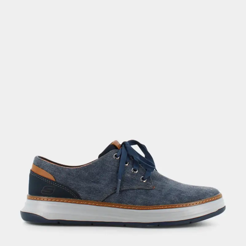 Stringate Skechers da Uomo, blu