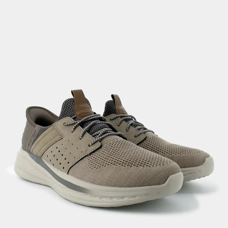 Stringate Skechers da Uomo, marrone miniatura 2