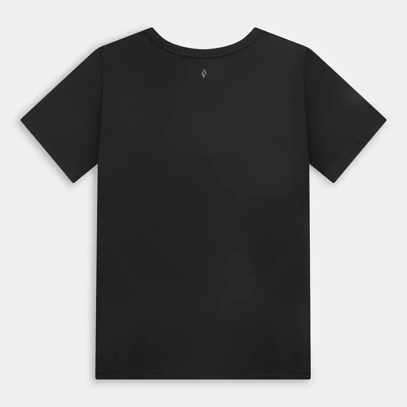 Skechers T-shirt Donna Nero 2683474 miniatura 2