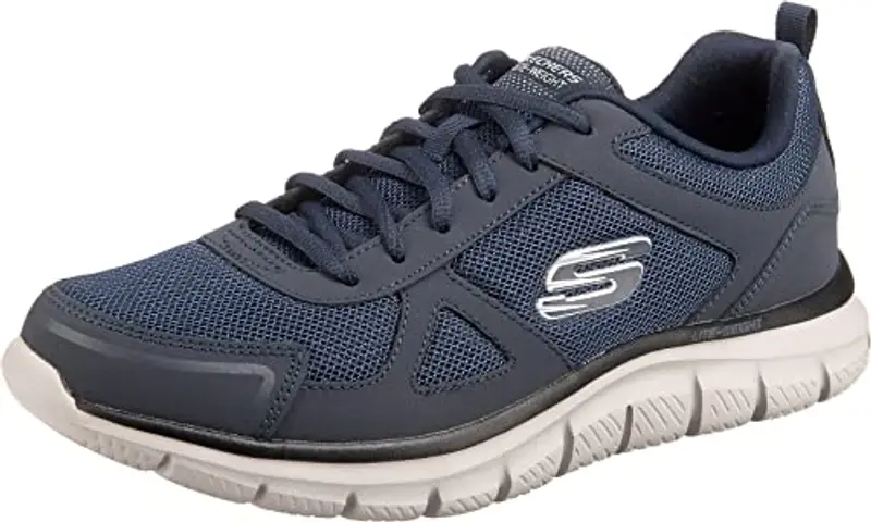 Skechers Track Scloric, Sneaker, Uomo, Blu Navy, 47.5 EU