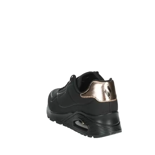 Skechers Uno Gen1 Shimmer Away, Scarpe sportive Bambine e ragazze, Black Synthetic Black Trim, 33 EU miniatura 2