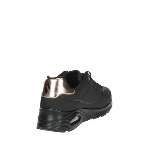 Skechers Uno Gen1 Shimmer Away, Scarpe sportive Bambine e ragazze, Black Synthetic Black Trim, 33 EU miniatura 3