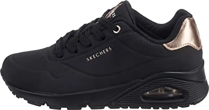 Skechers Uno - Golden Air, Sneakers Donna, Nero Shadow Black Gold, 35 EU miniatura 2