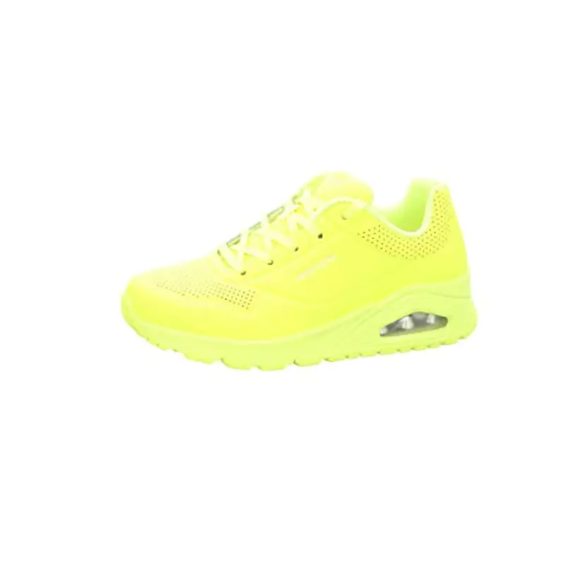 Skechers Uno - Night Shades, Sneaker Donna, Yellow Neon Yellow Durabuck Nyel, 39.5 EU miniatura 3