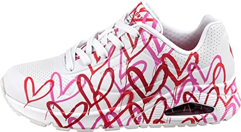 Skechers Uno Spread The Love, Sneaker Donna, Bianco, 40 EU miniatura 3