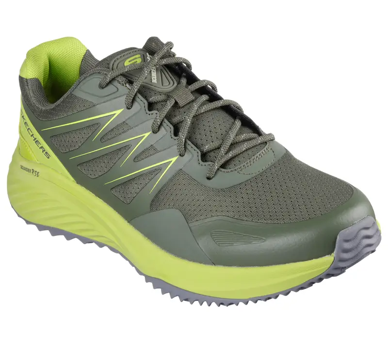 Uomo BOUNDER RSE ZONER Sneakers Nero / Verde oliva / Lime | Skechers
