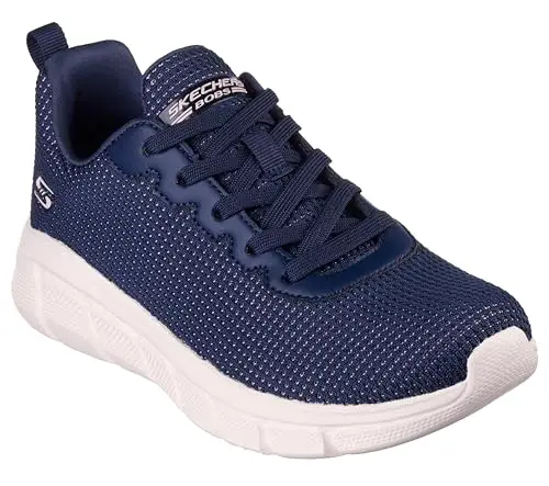 Skechers Visionary Essence, Bobs B Flex Essenza VISIONARIA Donna, Navy Knit, 36.5 EU