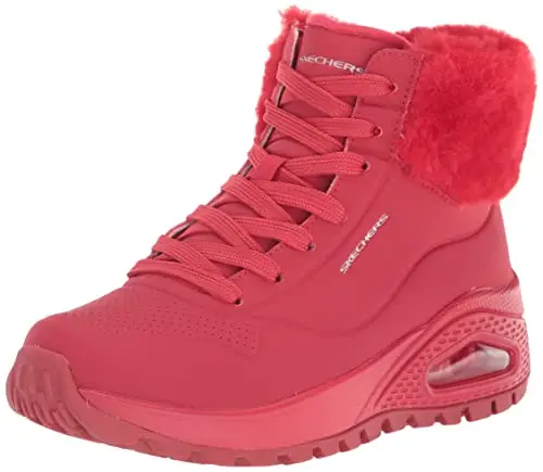 Skechers, Winter Boots Donna, Red, 38 EU