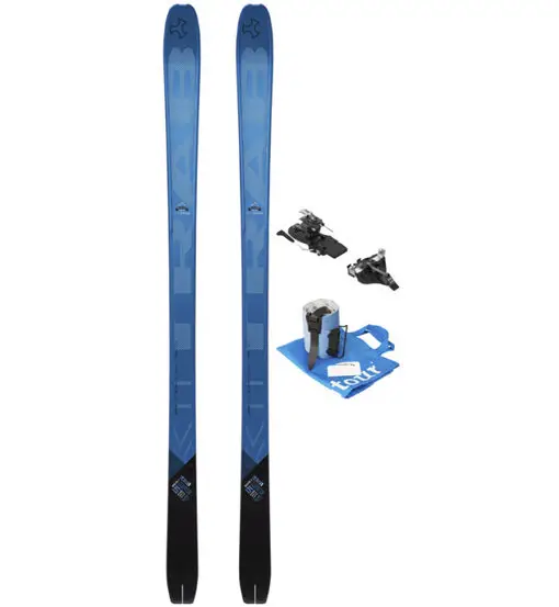Set Maestro 2 sci da scialpinismo+attacco+pelli Blue