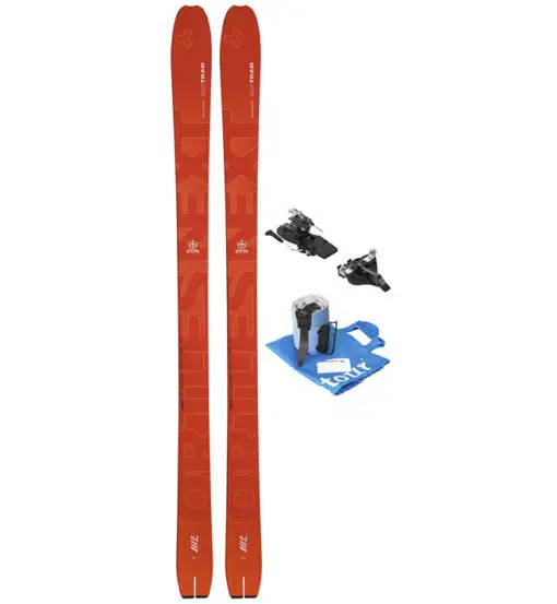 Set Ortles Next 90 sci da scialpinismo+attacco+pelli Orange