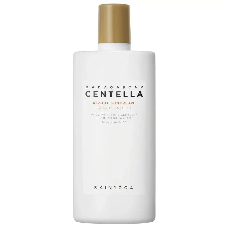 Centella Air-Fit Suncream SPF50+ - Crema viso giorno illuminante,Protezione solare viso