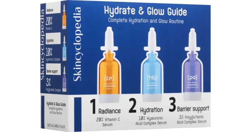 idrata e illumina Guide set idratante intensivo