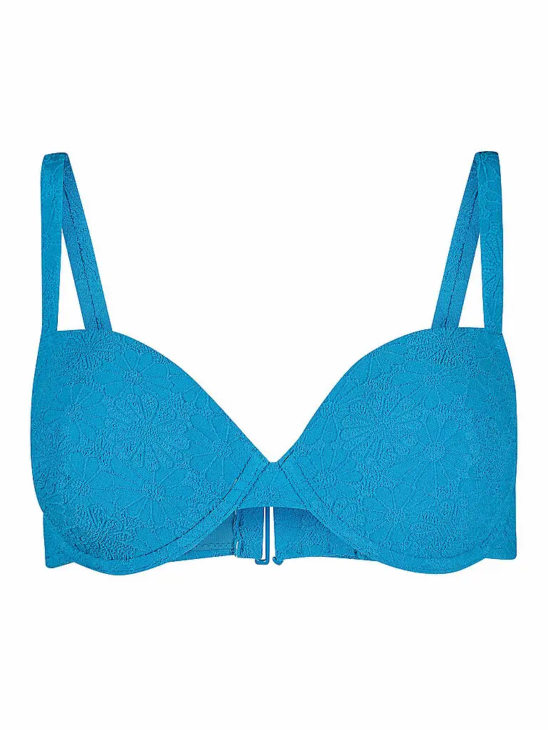 Top bikini a balconcino da donna petrolio | 85C