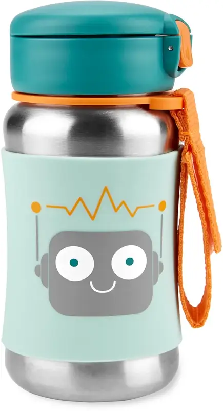 Spark Style bottiglia in acciaio inox per l’acqua con cannuccia 350 ml