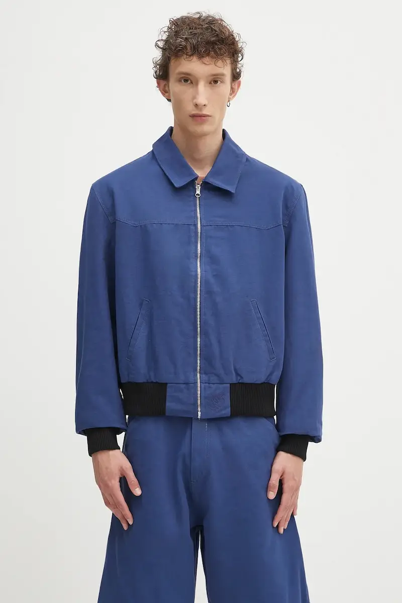 giacca di jeans Santa Fe colore blu navy SHF07J021