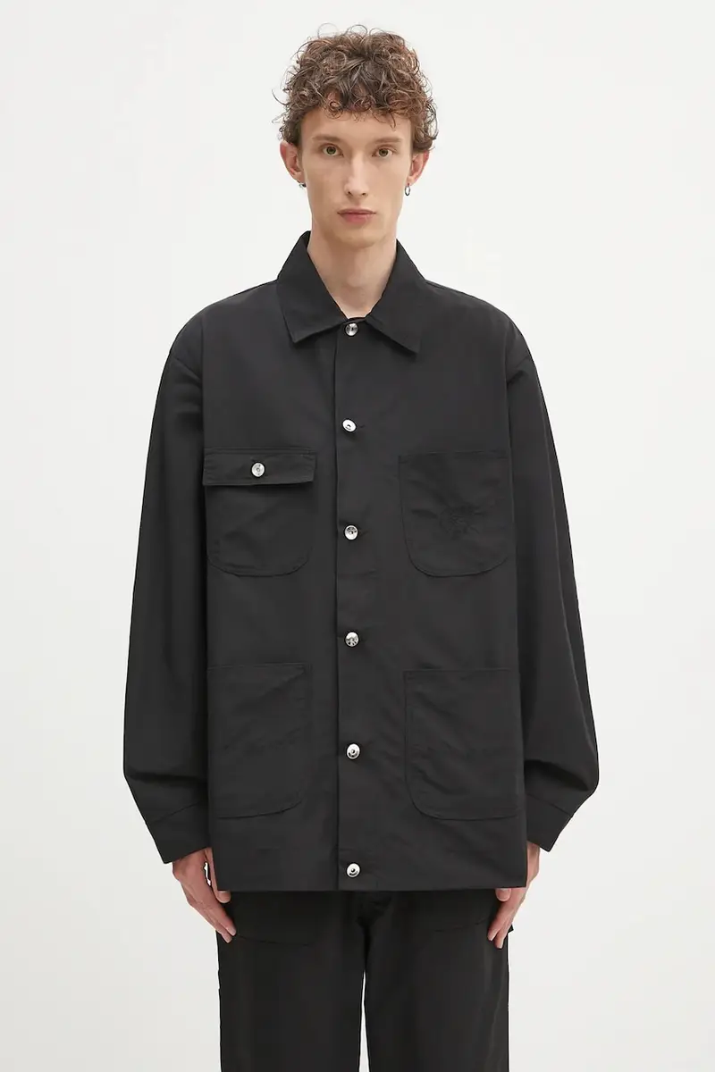 giacca Nylon chore colore nero SHF07C002