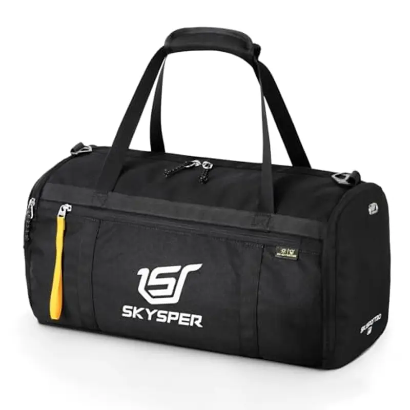 SKYSPER Borsone da viaggio Uomo Nero 796655