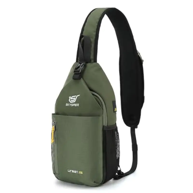 SKYSPER Borsa a tracolla Uomo Verde 1602724