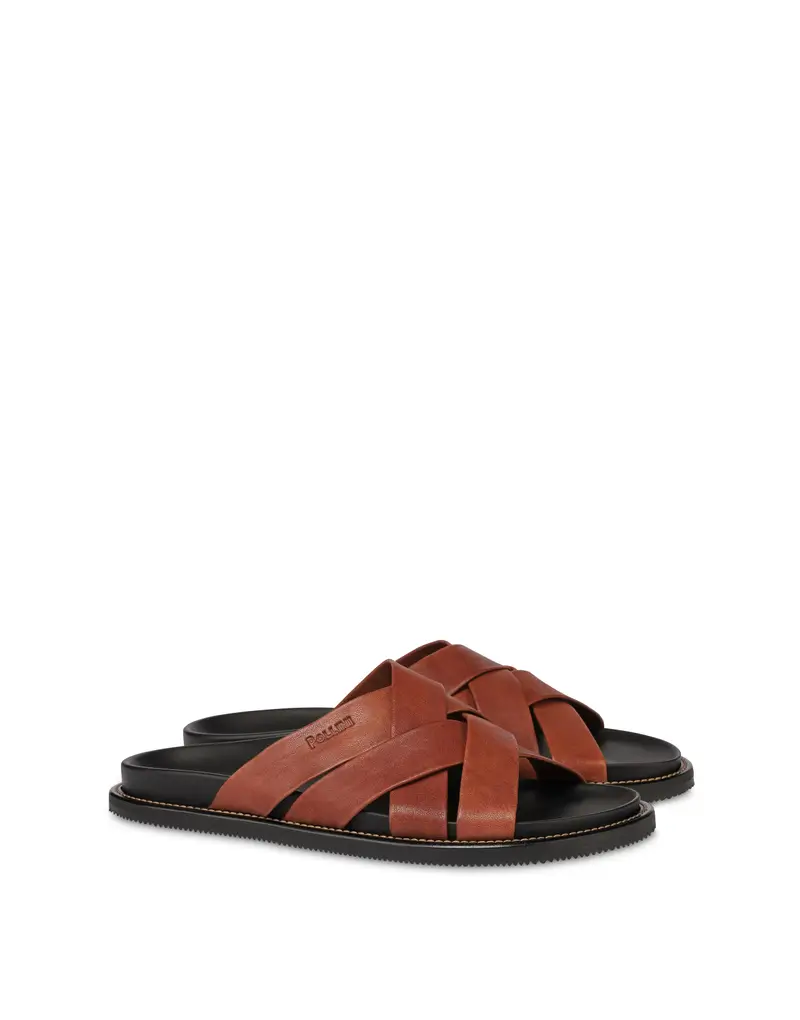 Slide in Nappa Natural Feeling CUOIO, 39, Pollini miniatura 2