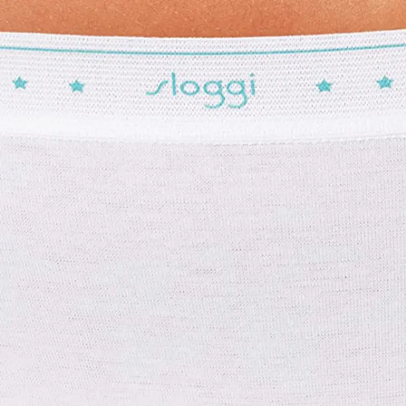 sloggi Donna 24/7 100 H Tai 3P, Bianco, 40 miniatura 2