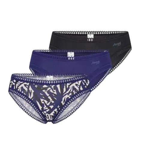 Sloggi Donna Go Crush Mini C3P, Blue