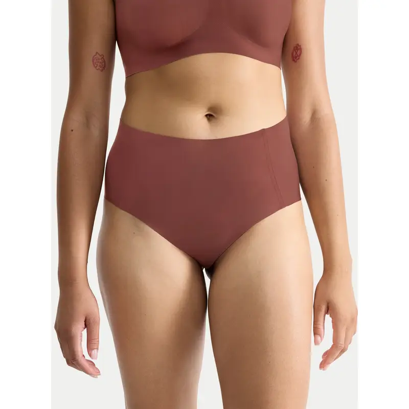 Mutande classiche a vita alta Zero Feel 10217759 Marrone
