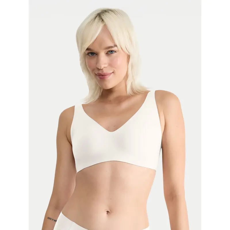 Reggiseno senza ferretto Zero Feel 10217729 Écru Écru